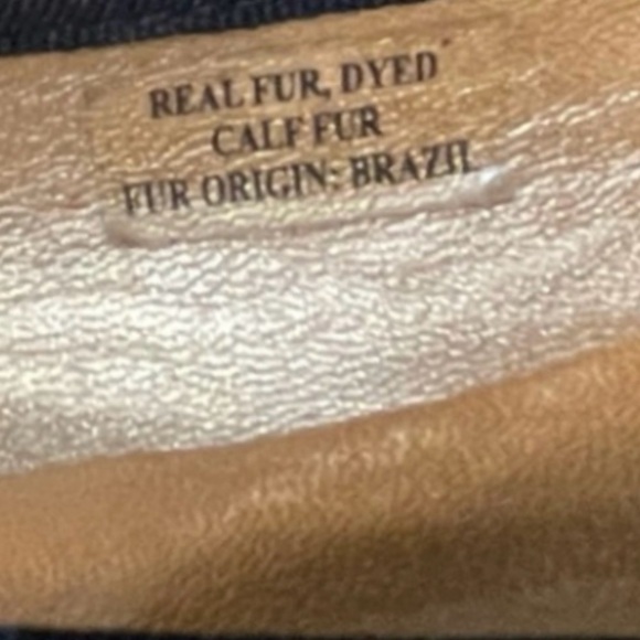 Kate Spade Leather and Calf Fur Animal Print Ballet Flats, 5M - Picture 5 of 9